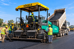 Asphalt paving equipment